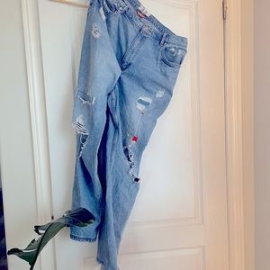 Free people ripped denim